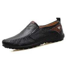 Load image into Gallery viewer, ZUNYU Hot Sale Leather Men Shoes Casual Flat Men Shoes Waterproof Breathable Loafers Male Moccasins Driving Shoes Big Size 47