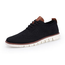Load image into Gallery viewer, ZUNYU New Casual Knitted Mesh Mens Shoes Solid Shallow Lace Up Lightweight Soft Men Sneakers Shoes Breathable Man Footwear Flats