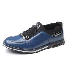 Load image into Gallery viewer, ZUNYU Men genuine leather shoes High Quality Elastic band Fashion design Solid Tenacity Comfortable Men&#39;s shoes big size 38-48