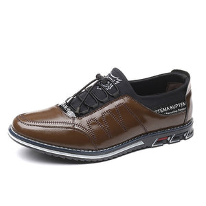 ZUNYU Men genuine leather shoes High Quality Elastic band Fashion design Solid Tenacity Comfortable Men's shoes big size 38-48