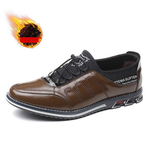 ZUNYU Men genuine leather shoes High Quality Elastic band Fashion design Solid Tenacity Comfortable Men's shoes big size 38-48