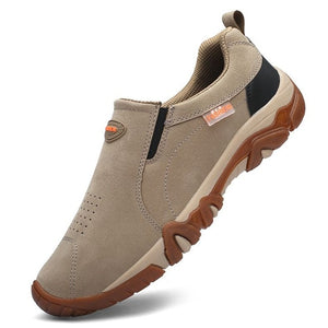 ZUNYU 2018 New Autumn Male Shoes Adult Breathable Leather Male Loafers Outside Non Slip Rubber Sole Sneakers Men Casual Shoes