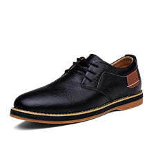 Load image into Gallery viewer, ZUNYU Big Size Breathable Men&#39;s Oxford Shoes Top Quality Dress Shoes Men Flats Fashion Genuine Leather Casual Shoes Work Shoes