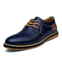 Load image into Gallery viewer, ZUNYU Big Size Breathable Men&#39;s Oxford Shoes Top Quality Dress Shoes Men Flats Fashion Genuine Leather Casual Shoes Work Shoes