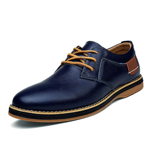ZUNYU Big Size Breathable Men's Oxford Shoes Top Quality Dress Shoes Men Flats Fashion Genuine Leather Casual Shoes Work Shoes
